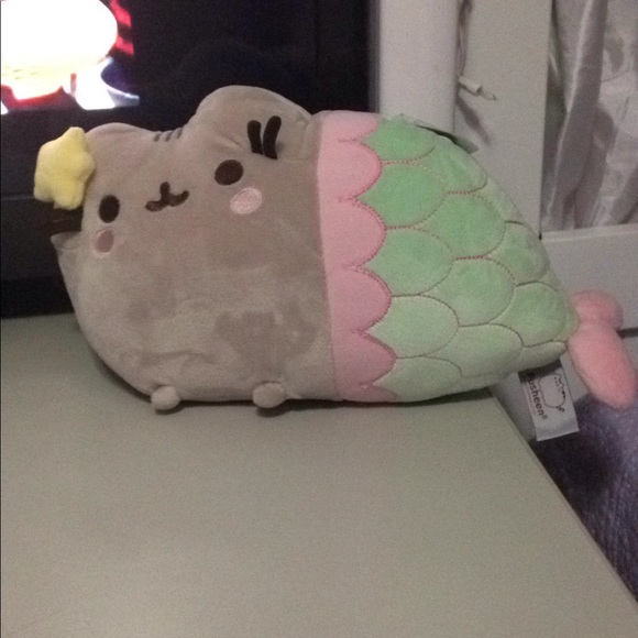 pusheen mermaid plush